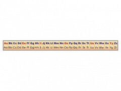 Стенд-лента "Алфавит" (английский язык) - fgospostavki.ru - Тихорецк