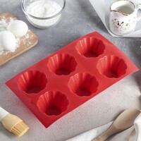 Форма для выпечки силиконовая 6 ячеек - fgospostavki.ru - Тихорецк