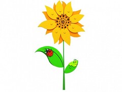 Сенсомоторное декоративно-развивающее панно "Подсолнух" - fgospostavki.ru - Тихорецк