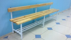 Скамья для раздевалок со спинкой (2,5 метра) - fgospostavki.ru - Тихорецк