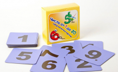 Набор магнитных карточек "Числа от 1 до 20" (фон фиолетовый) - fgospostavki.ru - Тихорецк