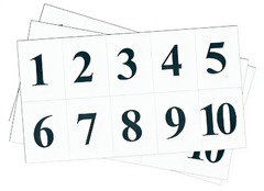 Набор цифр от 1 до 10 (для начальной школы) - fgospostavki.ru - Тихорецк