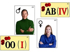 Модель-аппликация "Генетика групп крови" (ламинированная) - fgospostavki.ru - Тихорецк