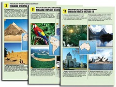 Комплект таблиц по географии "Уникальные объекты южных материков" раздаточные (цветные, ламинированные, А4, 12 штук) - fgospostavki.ru - Тихорецк