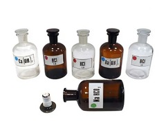 Набор склянок для растворов 250 миллилитров (с притертой пробкой) - fgospostavki.ru - Тихорецк