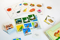 Лото "Иностранный язык" (3 игры, 6 планшетов, 36 карточек, цветные, ламинированные) - fgospostavki.ru - Тихорецк