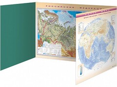Доска магнитно-маркерная, трехэлементная "Карта мира" (полноцветная) + комплект тематических магнитов - fgospostavki.ru - Тихорецк