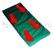 Дорожка массажная в чехле с нашитыми следами (4 следа) - fgospostavki.ru - Тихорецк