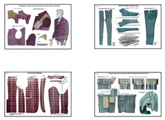 Плакаты ПРОФТЕХ "Изготовление мужских костюмов" (25 пл, винил, 70х100) - fgospostavki.ru - Тихорецк