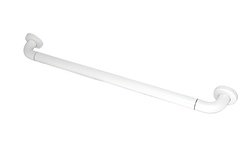 Поручень прямой с антибактериальным покрытием (белый) - fgospostavki.ru - Тихорецк