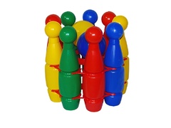 Кегли (9 штук, 2 мяча) - fgospostavki.ru - Тихорецк