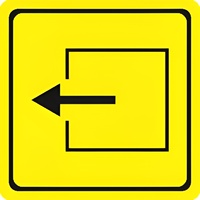 Тактильный знак (выход из помещения) 100х100 - fgospostavki.ru - Тихорецк