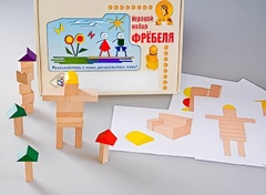 Игровой набор Фребеля "Конструктор деревянный без соединений-3" (Серия "Эксперимент") - fgospostavki.ru - Тихорецк