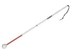 Трость складная ориентационная на крючке 100 сантиметров - fgospostavki.ru - Тихорецк