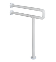 Поручень напольно-настенный с антибактериальным покрытием (белый) - fgospostavki.ru - Тихорецк