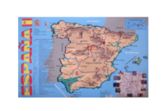 Учебная карта Испания на испанском языке - fgospostavki.ru - Тихорецк