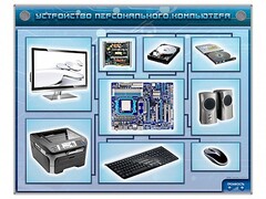 Электрифицированный учебно-информационный стенд "Устройство персонального компьютера" - fgospostavki.ru - Тихорецк
