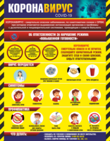 Плакат "Коронавирус" (вариант 1) - fgospostavki.ru - Тихорецк