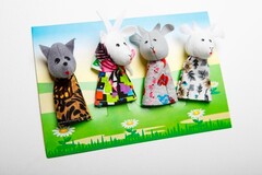 Пальчиковый театр "Волк и козлята" (4 персонажа) - fgospostavki.ru - Тихорецк