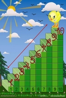 Интерактивная таблица на магнитах "Лесенка для счета" - fgospostavki.ru - Тихорецк