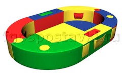 Манеж овальный 150х100х30 сантиметров - fgospostavki.ru - Тихорецк