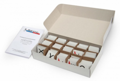 Модель-аппликация "Генетика групп крови" (раздаточный материал из 15 комплектов по 24 карты) - fgospostavki.ru - Тихорецк