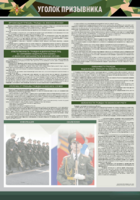 Стенд-уголок "Уголок призывника" - fgospostavki.ru - Тихорецк