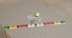 Мяч-маятник и планка для отбивания с цифрами - fgospostavki.ru - Тихорецк