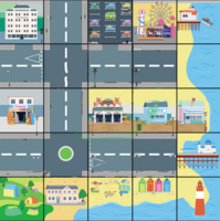 Тематическое поле-маршрутизатор «На берегу моря» для мини-робота Bee-Bot/Blue-Bot - fgospostavki.ru - Тихорецк