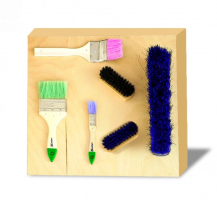 Тактильно-развивающая панель с мягкими кисточками - fgospostavki.ru - Тихорецк