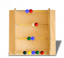 Тактильно-развивающая панель с текстурами и радужными шариками - fgospostavki.ru - Тихорецк