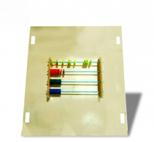 Тактильно-развивающая панель «Цветные счеты» - fgospostavki.ru - Тихорецк