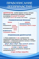 Стенд "Правописание деепричастий" - fgospostavki.ru - Тихорецк