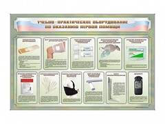 Стенды "Учебно-практическое оборудование по оказанию первой помощи" - fgospostavki.ru - Тихорецк