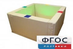 Сухой бассейн интерактивный с кнопками-переключателями (150х150х66 сантиметров) - fgospostavki.ru - Тихорецк