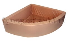 Сухой бассейн угловой полукруглый (без рисунка) - fgospostavki.ru - Тихорецк