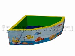 Сухой бассейн угловой с шелкографией - fgospostavki.ru - Тихорецк