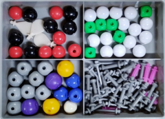 Комплект моделей атомов для составления моделей молекул со стержнями лабораторный - fgospostavki.ru - Тихорецк