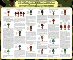 Стенд "Государственные медали РФ" - fgospostavki.ru - Тихорецк