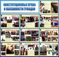Стенд "Конституционные права и обязанности граждан" - fgospostavki.ru - Тихорецк