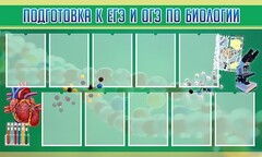Стенд "Подготовка к ЕГЭ и ОГЭ по биологии" Вариант 2 - fgospostavki.ru - Тихорецк