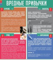 Стенд "Вредные привычки" - fgospostavki.ru - Тихорецк