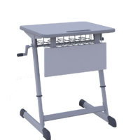 Парта NOMAD V одноместная регулируемая по высоте с антивандальной кромкой - fgospostavki.ru - Тихорецк