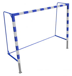 Ворота для гандбола и минифутбола закрепленные (без сетки) - fgospostavki.ru - Тихорецк