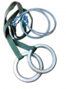 Кольца гимнастические с тросом (2 метра) - fgospostavki.ru - Тихорецк