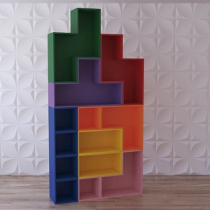 Стеллаж для игрушек "Цветная стройка" - fgospostavki.ru - Тихорецк