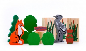 Комплект игрушек для сказкотерапии "Лиса и журавль" - fgospostavki.ru - Тихорецк