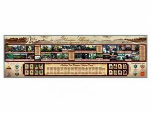 Настенное полотно "История России" (10000 х 3000 мм) - fgospostavki.ru - Тихорецк