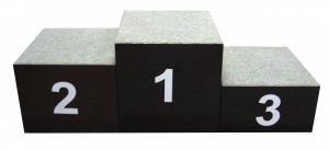 Пьедестал победителей на 3 места (деревянный) - fgospostavki.ru - Тихорецк