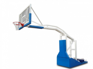 Стойка баскетбольная мобильная складная с выносом 2,25 метра с электроподъемом стрелы (без противовесов) - fgospostavki.ru - Тихорецк